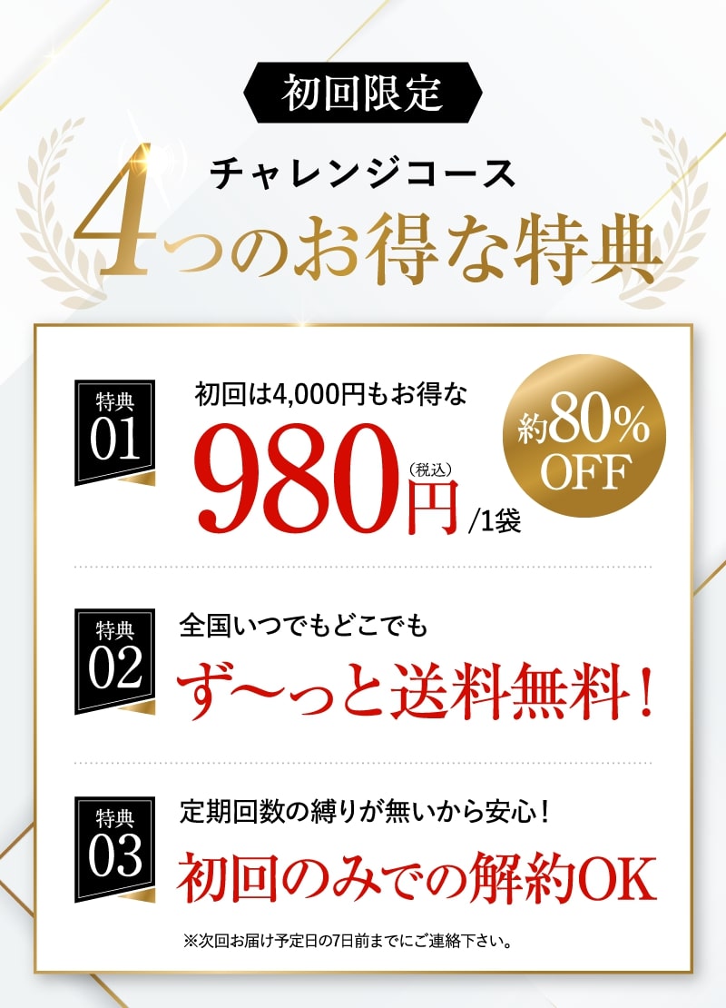 初回限定 4つのお得な特典